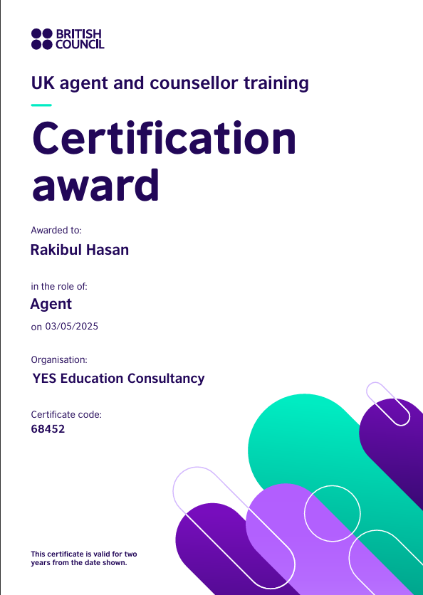 Award Certificate